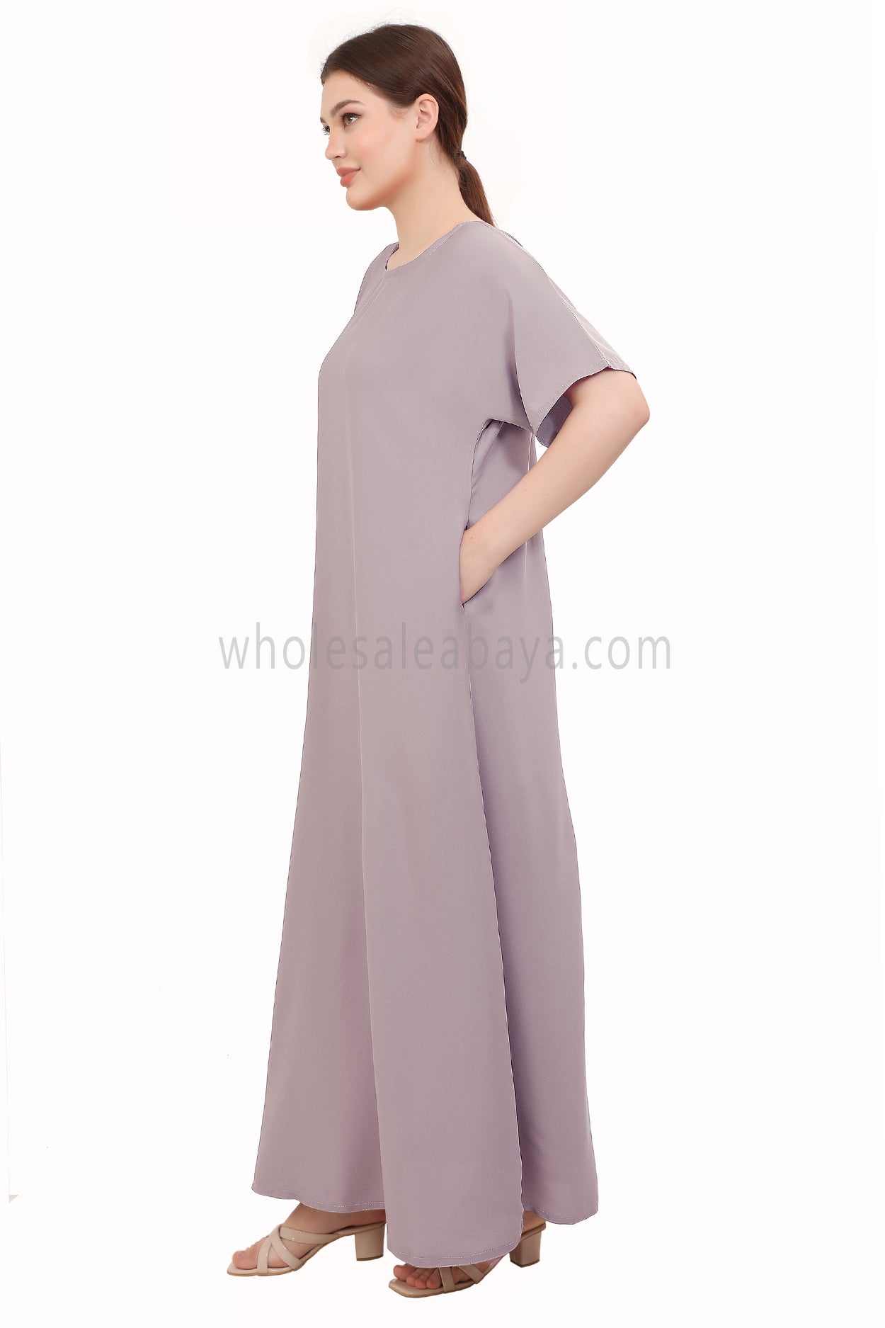 Inner Slip Half Sleeves 30330-HS Lilac grey