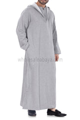 Men's Winter Hoodie Thoube 90016 Light Grey