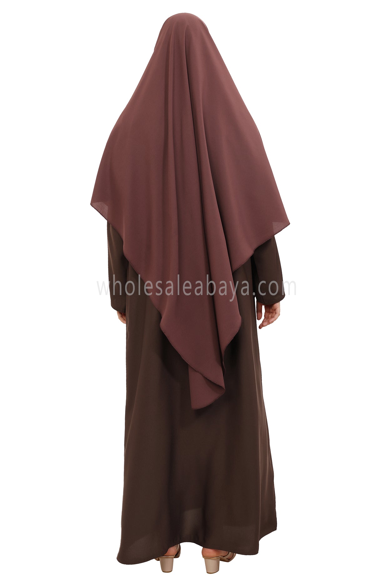 Free Size Premium Khimar Turkish Rose Blush 50041