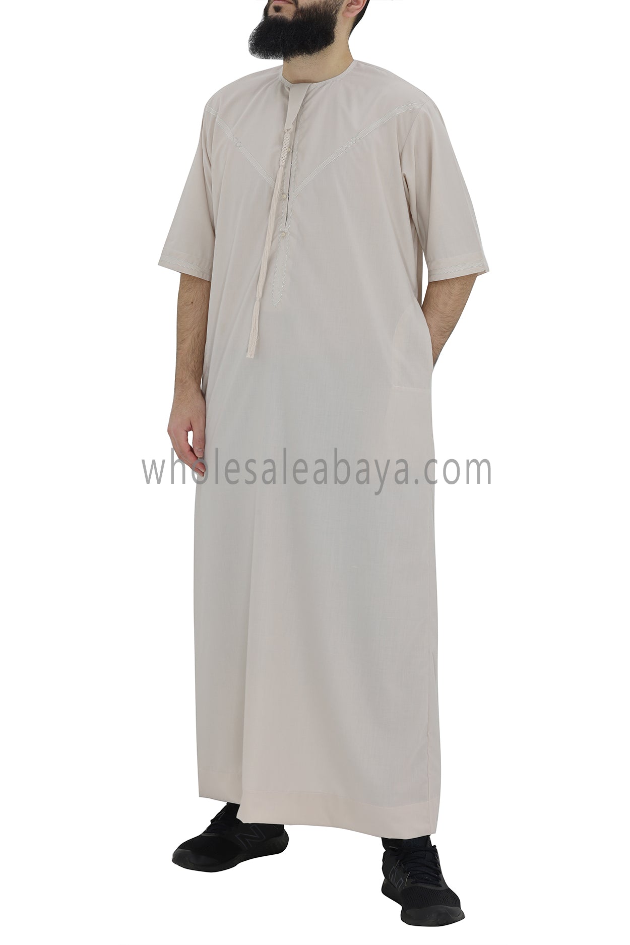 Men's Premium Emirati Thoube Ivory Cream