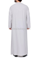 Men's Premium Emirati Thoube  With Buttons & Tassel