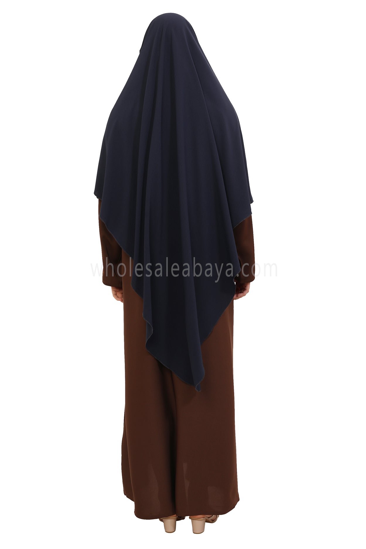 Free Size Premium Khimar Royal Navy Blue 50041