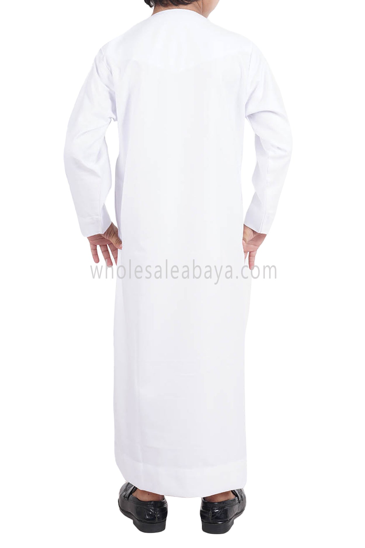 Boy's Premium Omani Thoube with Embroidered "V" Stitching