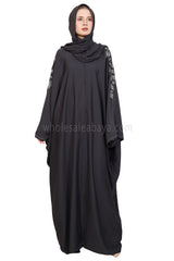 Open Butterfly Style With Leaf  Handwork