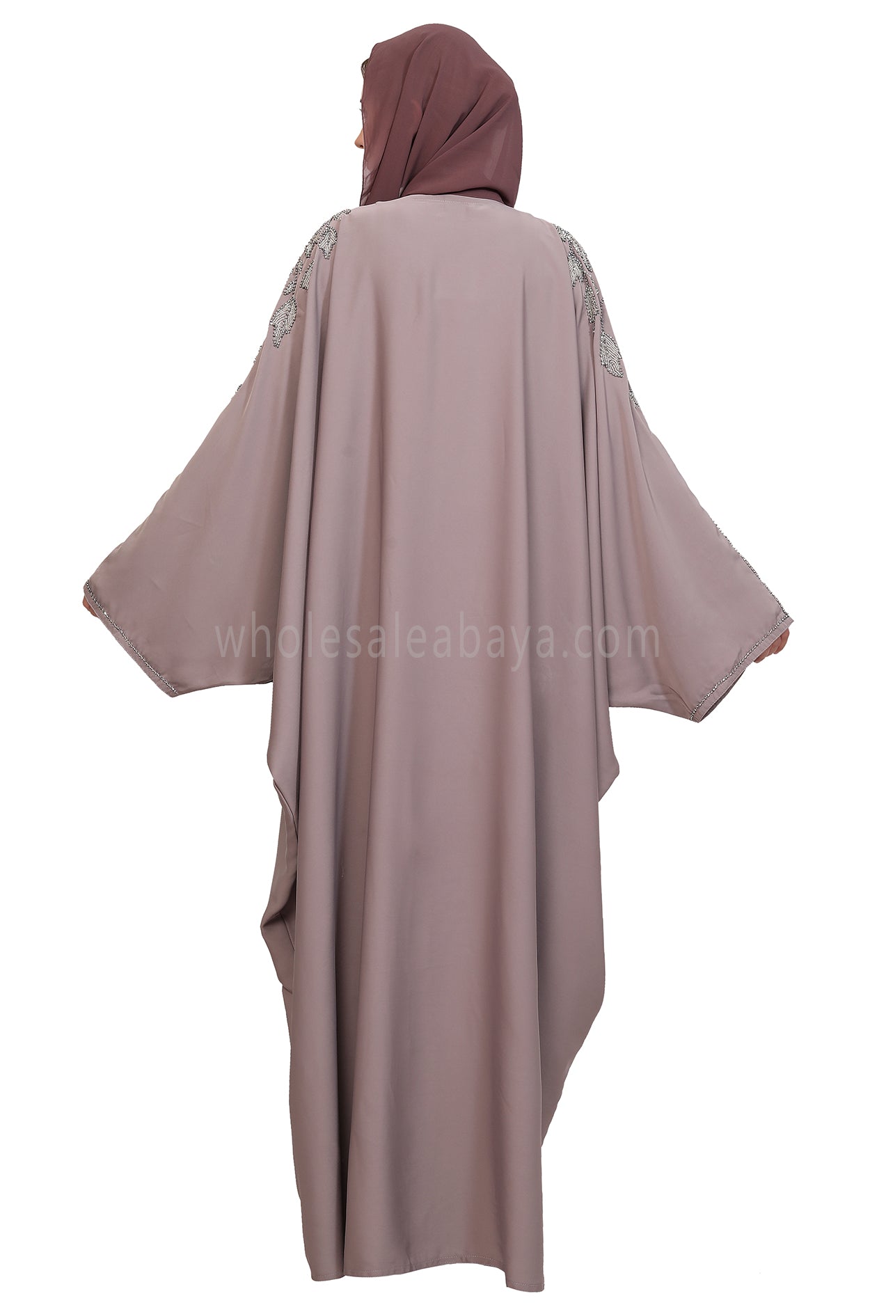 Open Butterfly Style With Leaf  Handwork