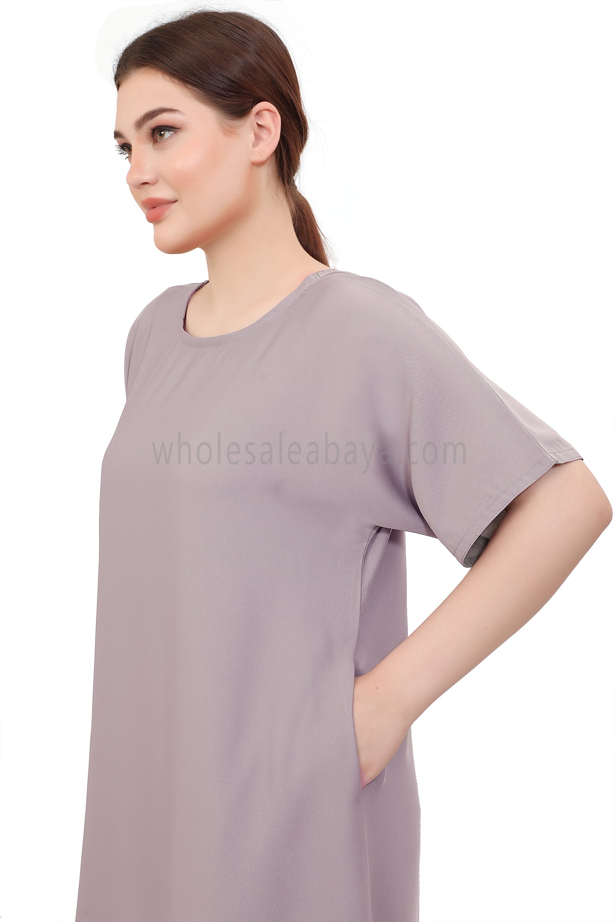 Inner Slip Half Sleeves 30330-HS Lilac grey