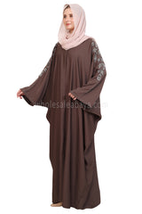 Open Butterfly Style With Leaf  Handwork