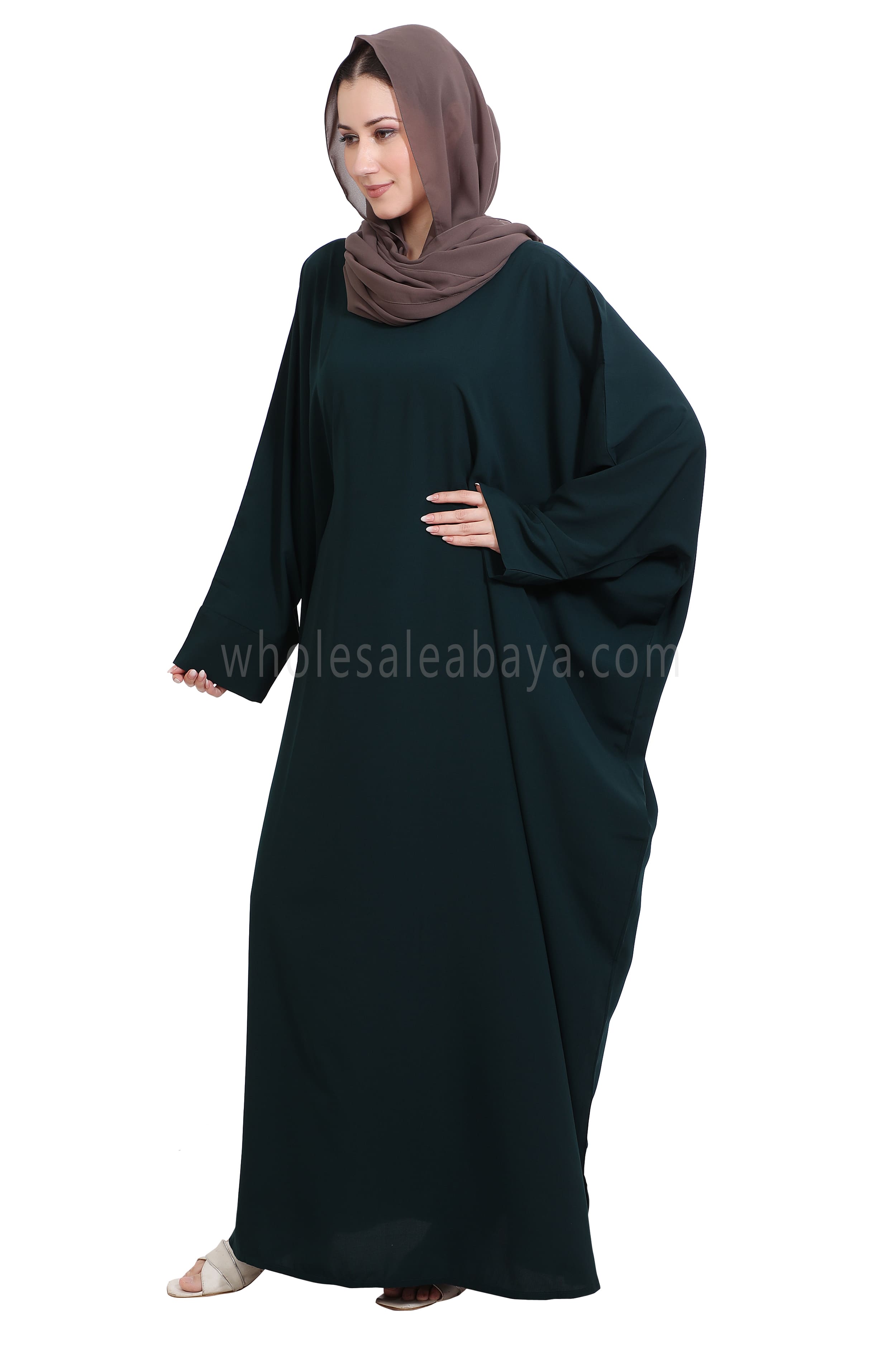 Plain Butterfly Style Abaya