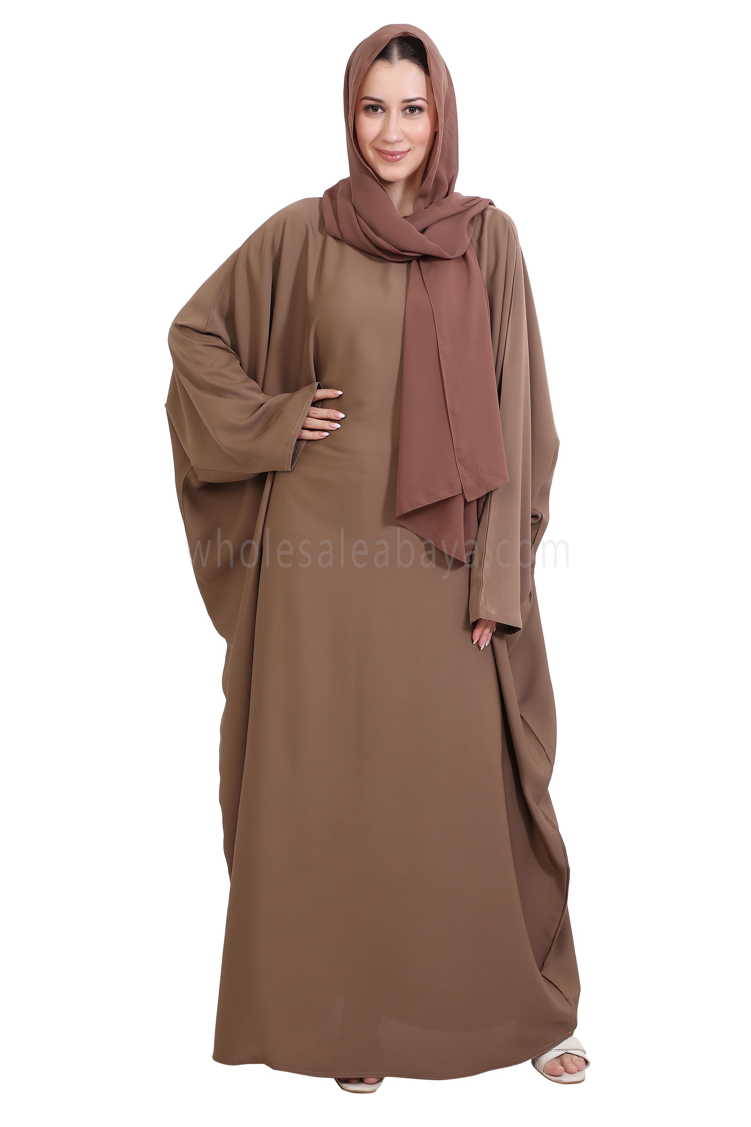 Plain Butterfly Style Abaya