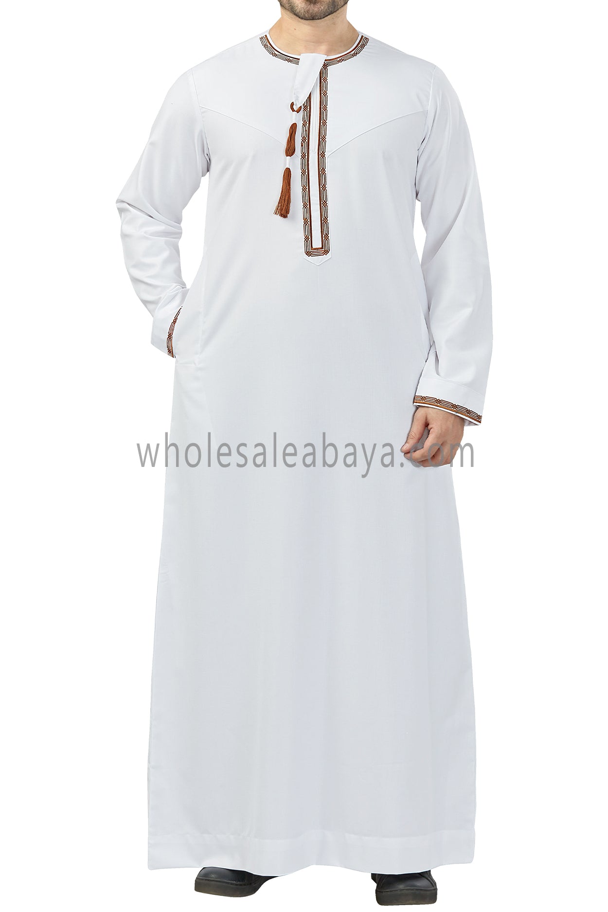 Premium Embroidered Omani Tassel Thoube