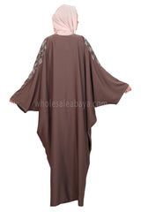 Open Butterfly Style With Leaf  Handwork