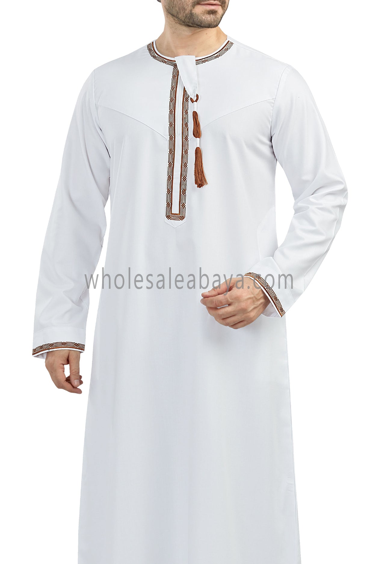 Premium Embroidered Omani Tassel Thoube