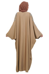 Open Butterfly Style With Leaf  Handwork