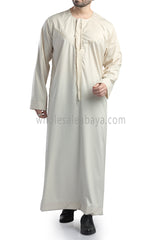 Men's Premium Quality Omani Style Thoube 90008 C5 Cream