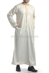 Men's Premium Quality Omani Style Thoube 90008 C5 Cream