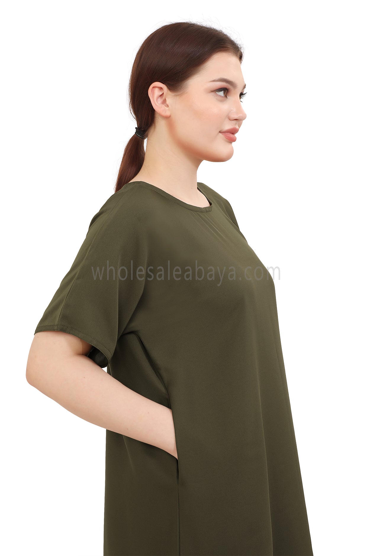 Inner Slip Half Sleeves 30330-HS Olive Green