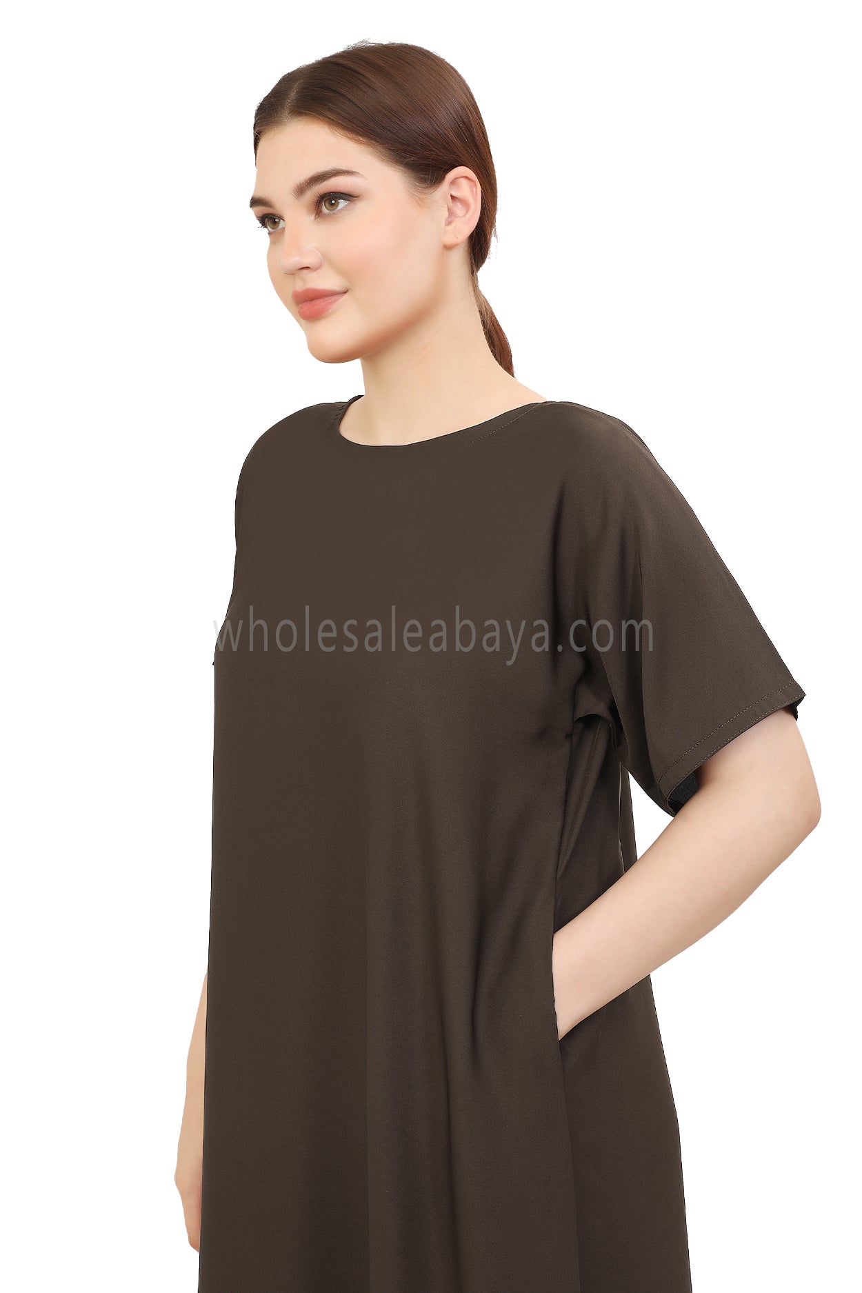 Inner Slip Half Sleeves 30330-HS Mocha Brown