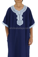 Boy's Moroccan Thoube Navy Blue