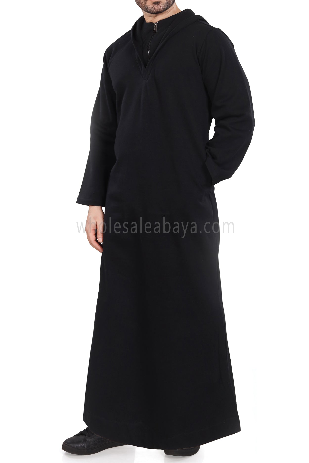 Men's Winter Hoodie Thoube 90016 Black