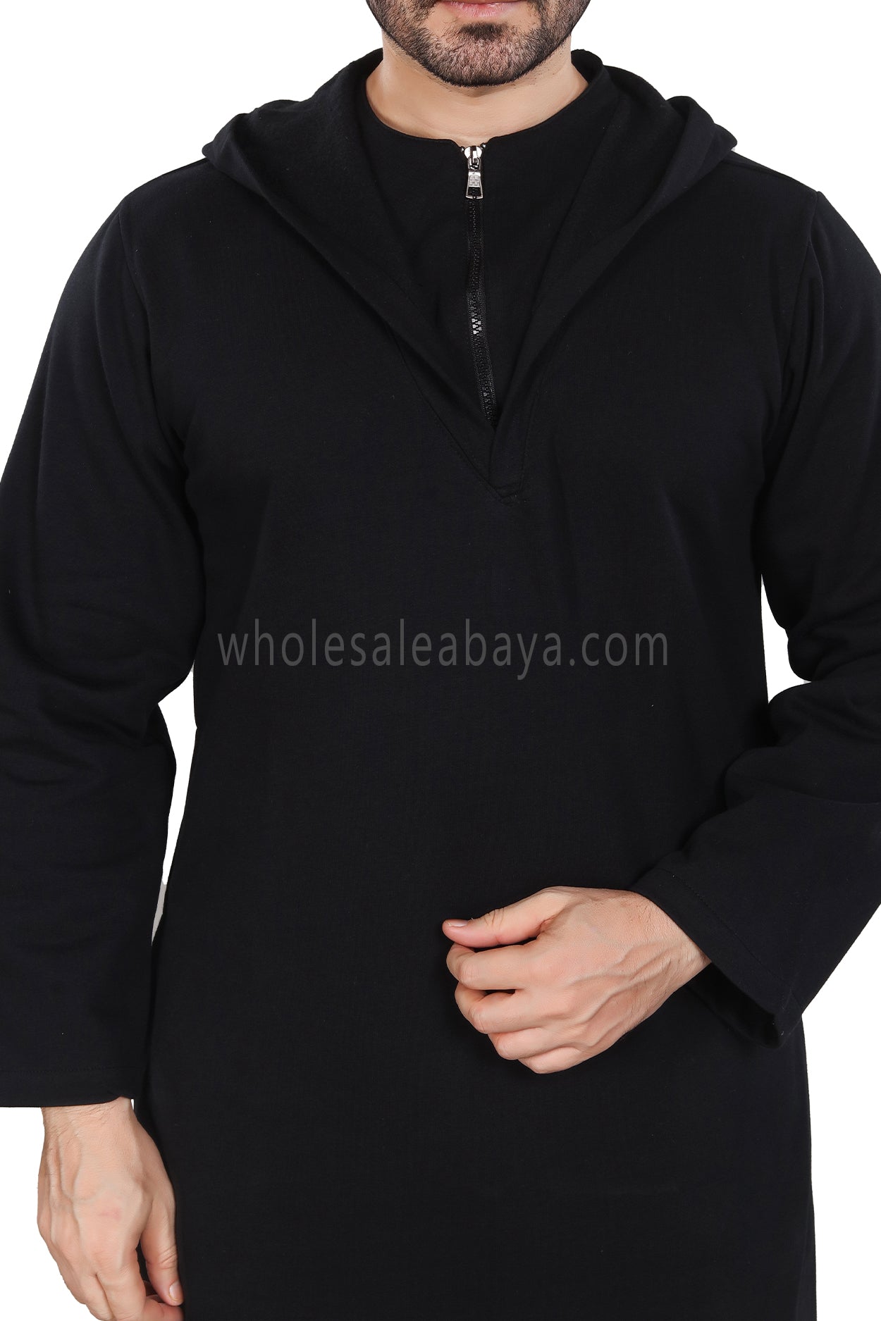 Men's Winter Hoodie Thoube 90016 Black