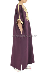 Boy's Moroccan Thoube Burgundy
