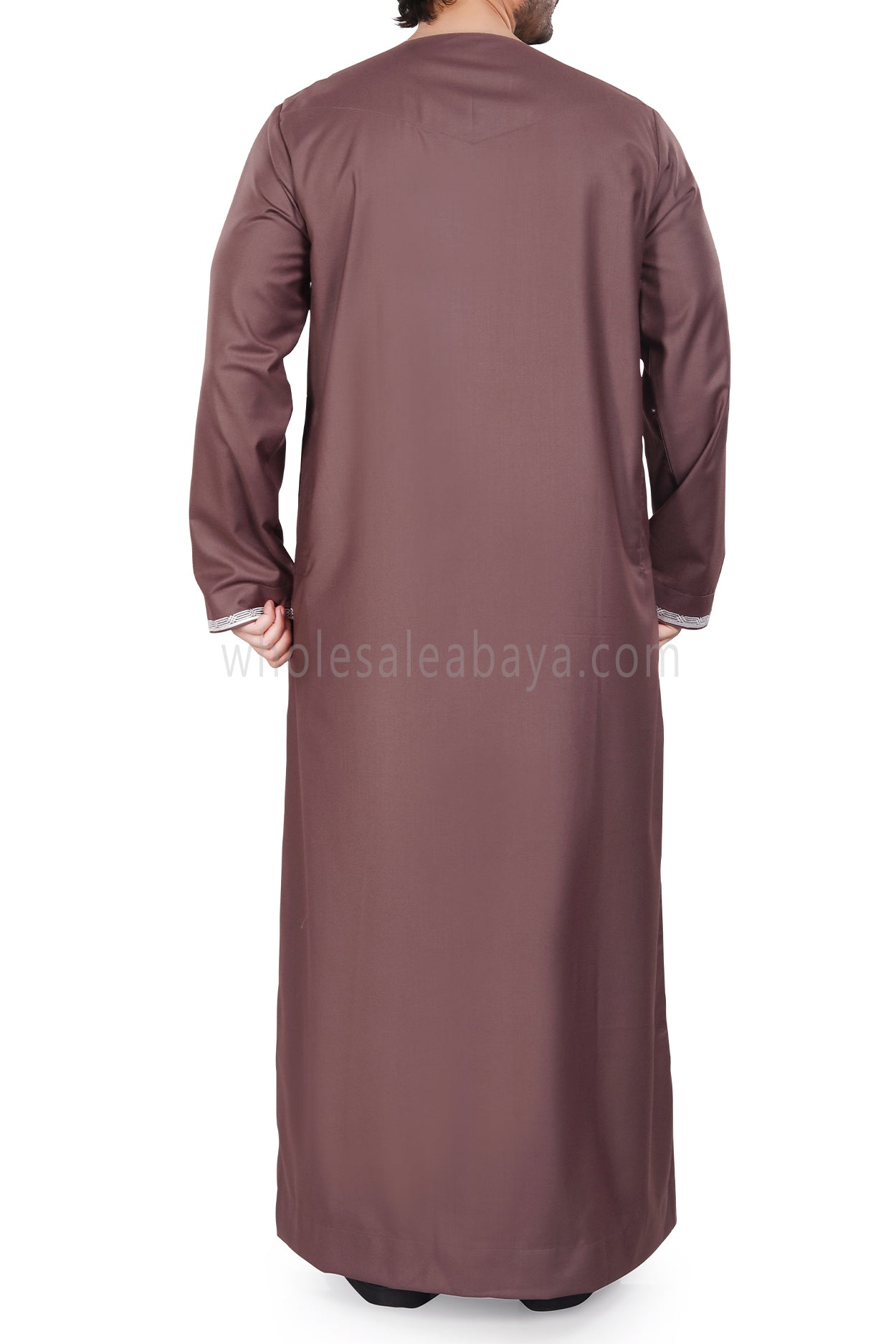 Premium Embroidered Omani Tassel  Ash Brown