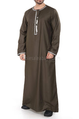 Premium Embroidered Omani Tassel  Olive Green