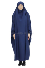 2 piece Jilbab With Naqaab  Blue