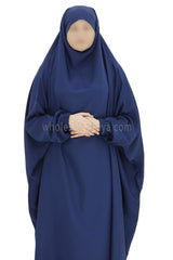 2 piece Jilbab With Naqaab  Blue