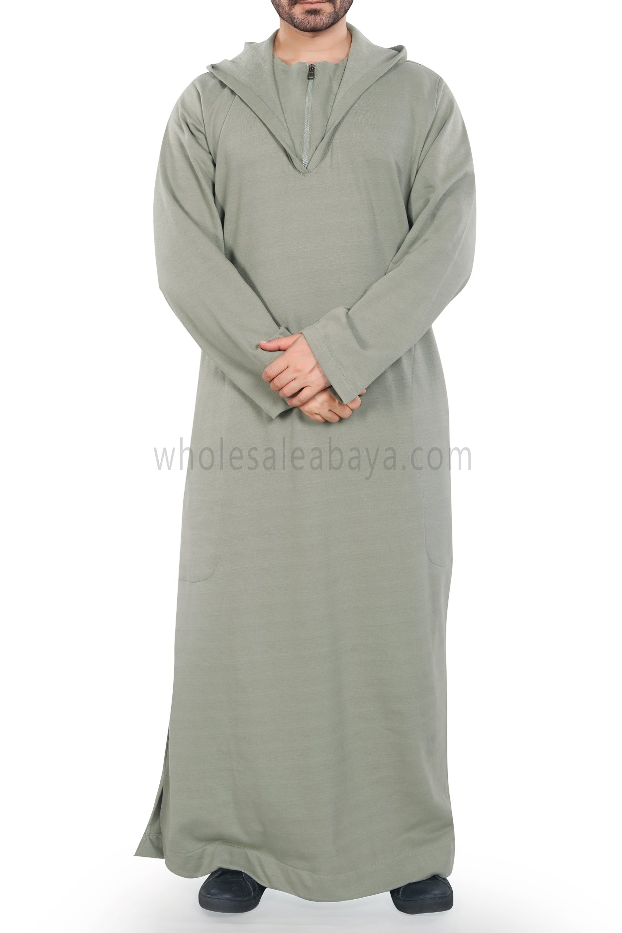 Men's Winter Hoodie Thoube 90016 Light Green