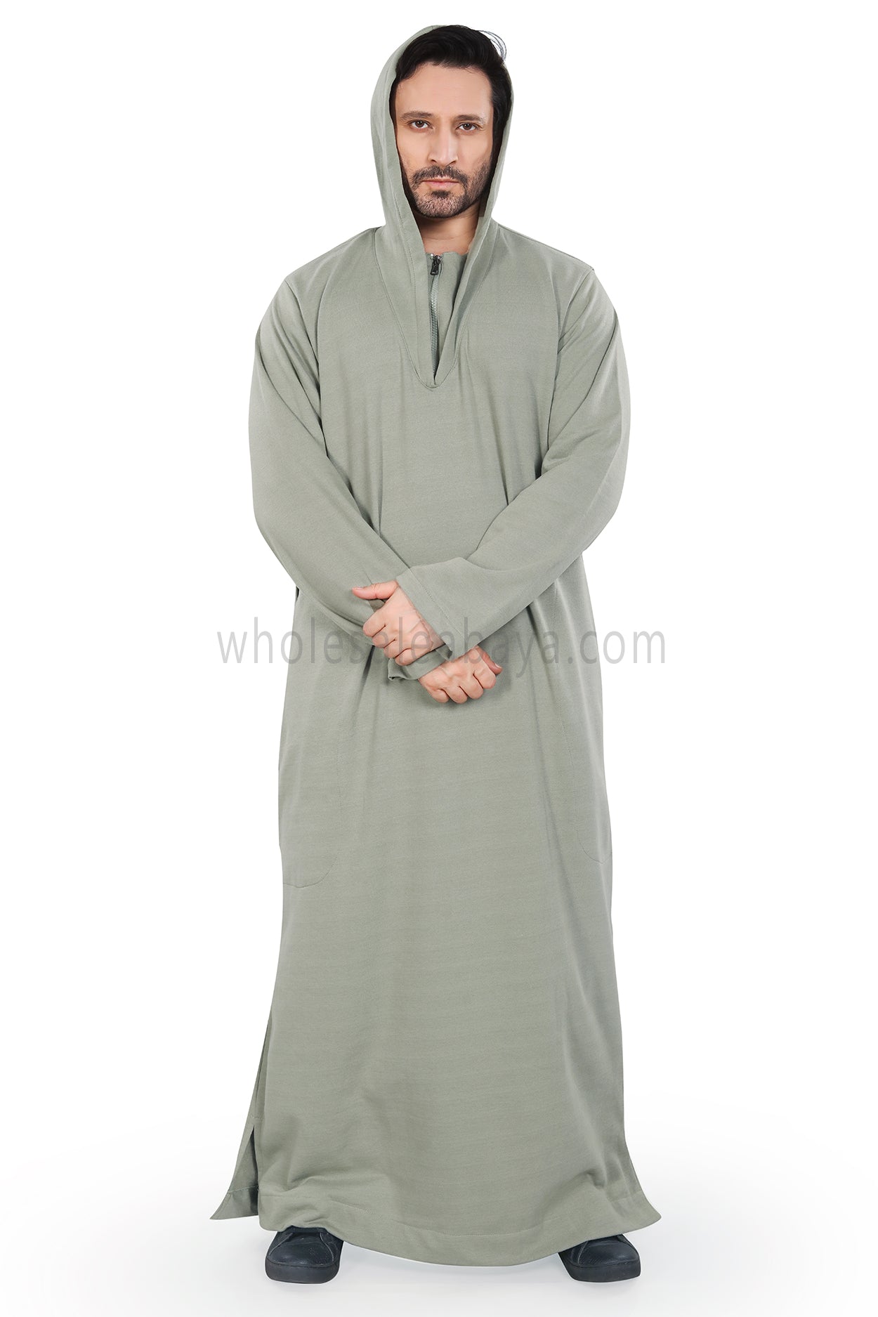 Men's Winter Hoodie Thoube 90016 Light Green