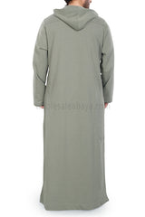 Men's Winter Hoodie Thoube 90016 Light Green
