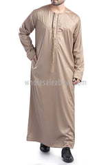 Men's Premium Quality Omani Style Thoube 90008 C9 Gold
