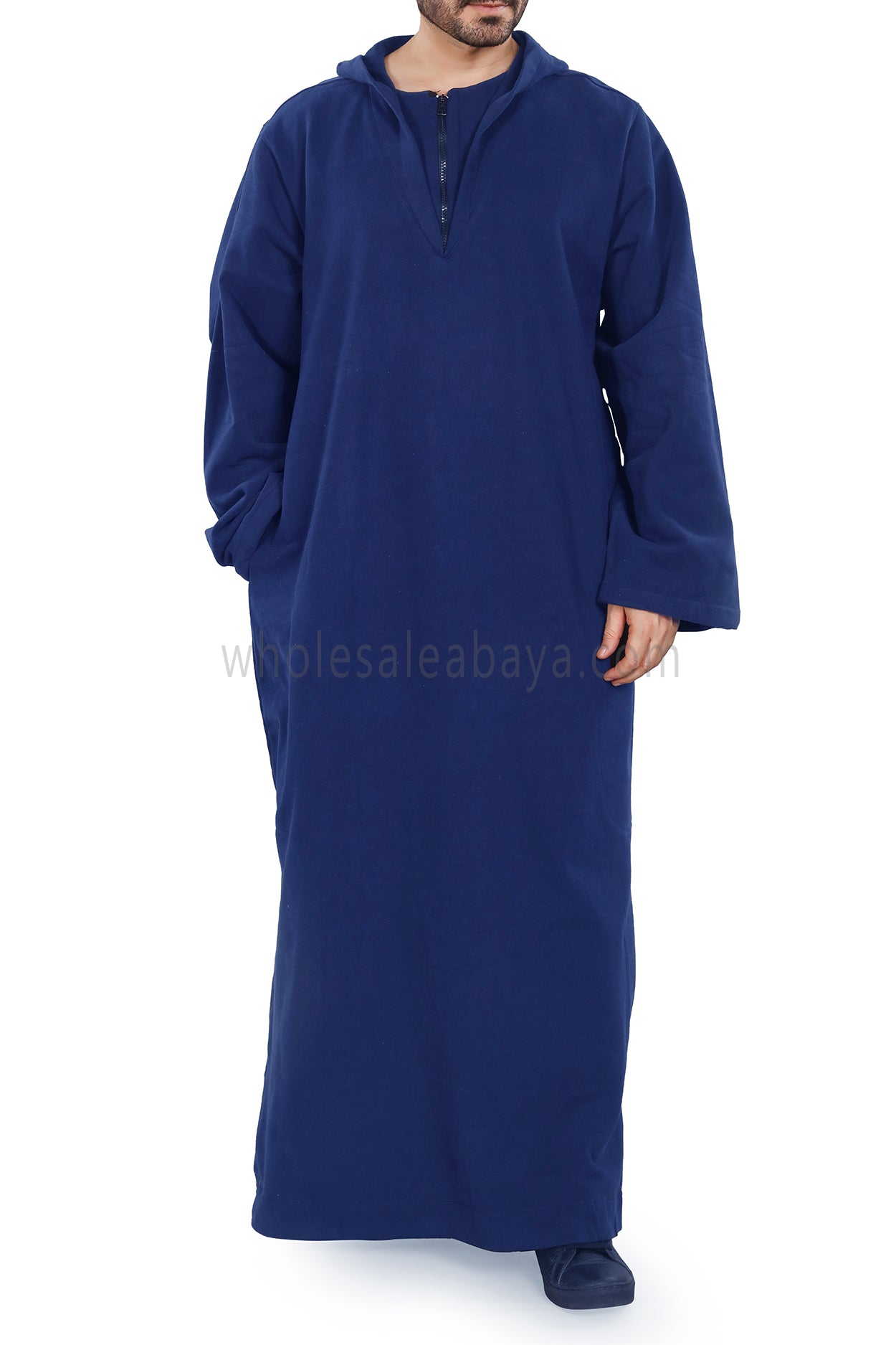 Men's Winter Hoodie Thoube 90016 Navy Blue