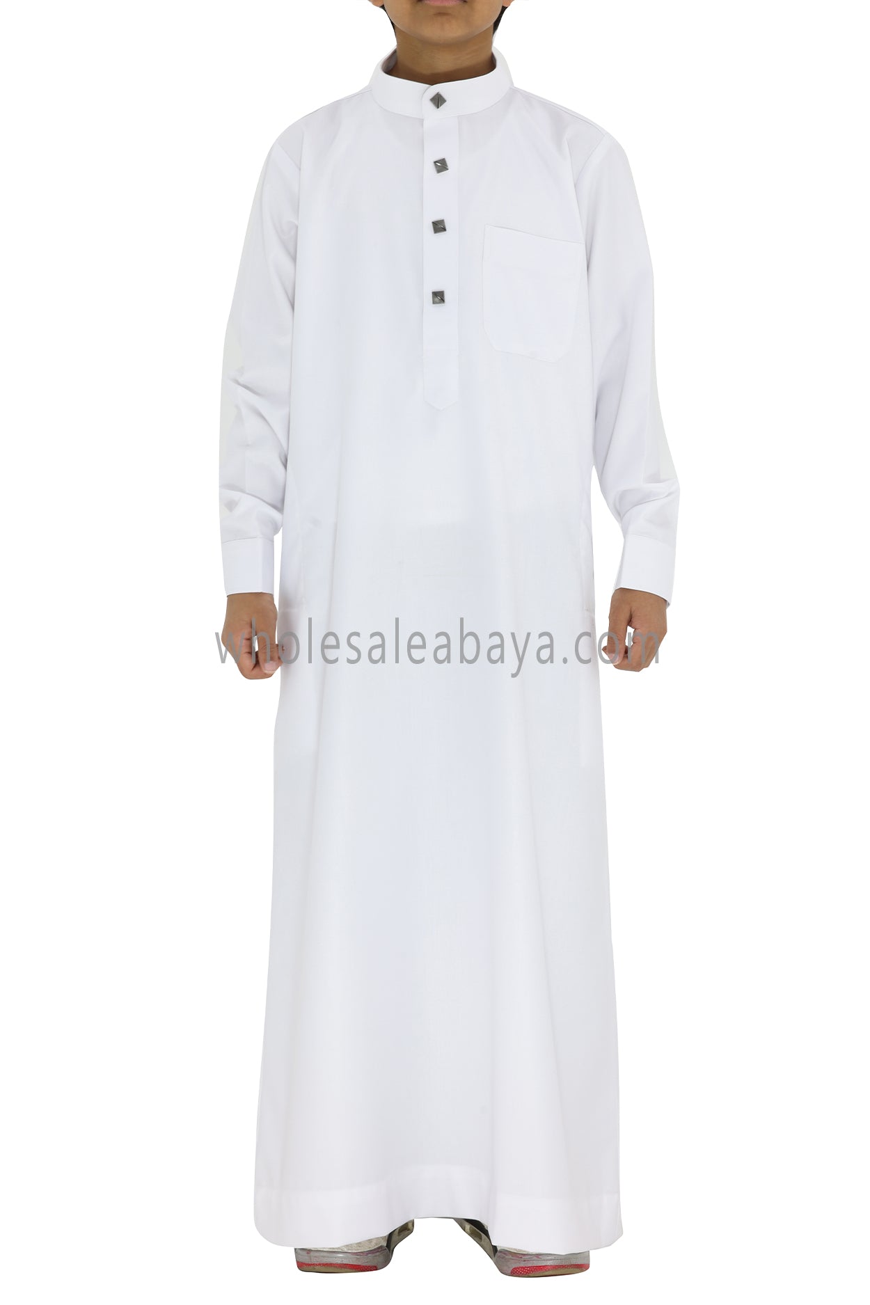 Boy's Designer Buttons Collar Thoube