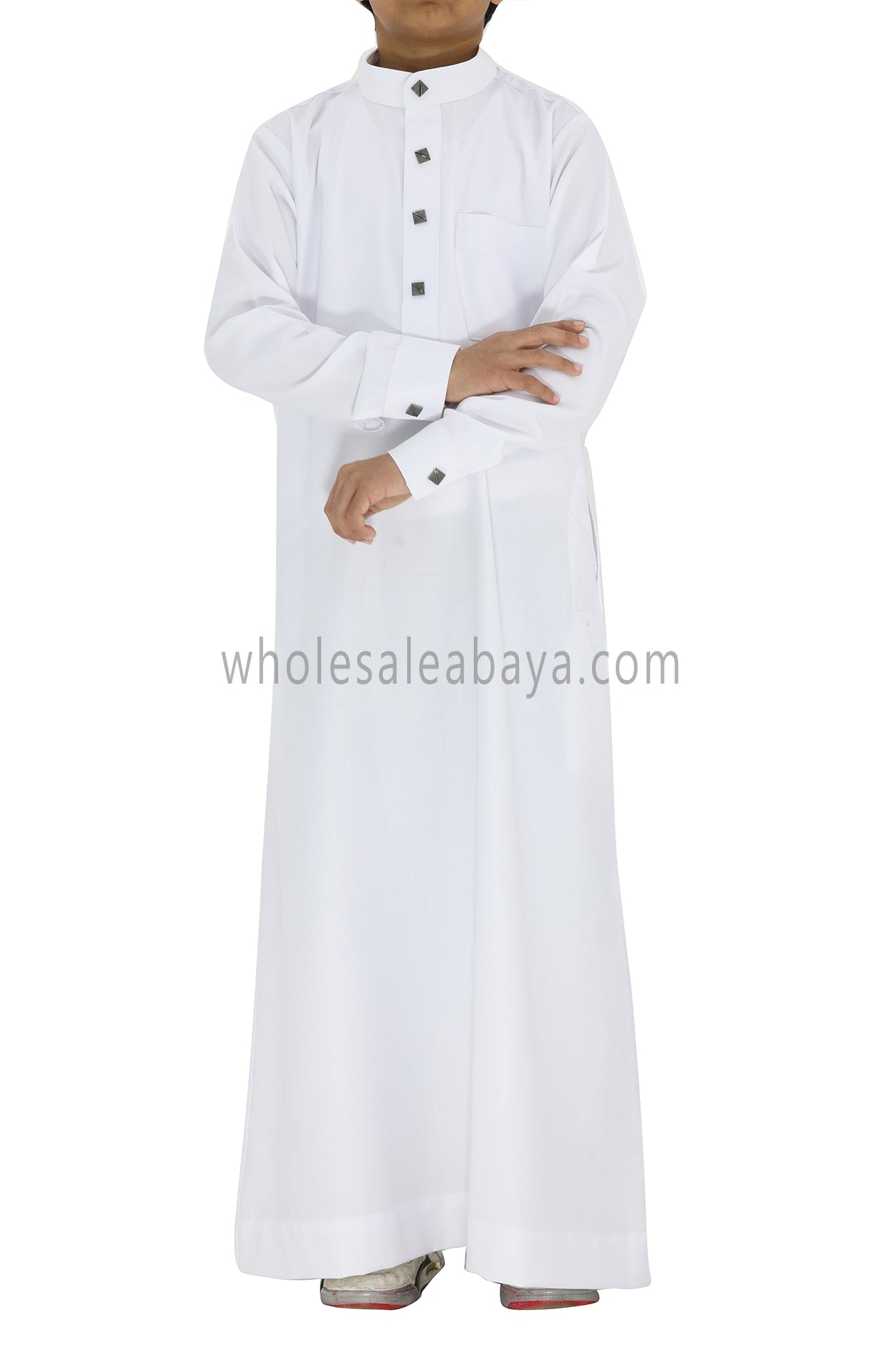 Boy's Designer Buttons Collar Thoube