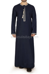 Embroidered Omani Thoube 90049  RL10  Navy