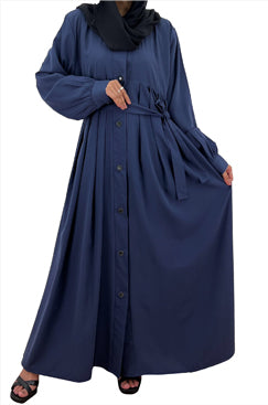 Open Button Women Abaya - 30243