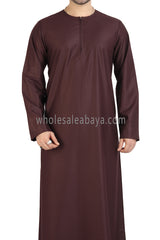 Men's Omani Style Thoube 90008 RL7 Burgundy