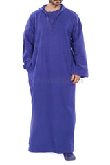 Men's Winter Hoodie Thoube 90016 Royal Blue