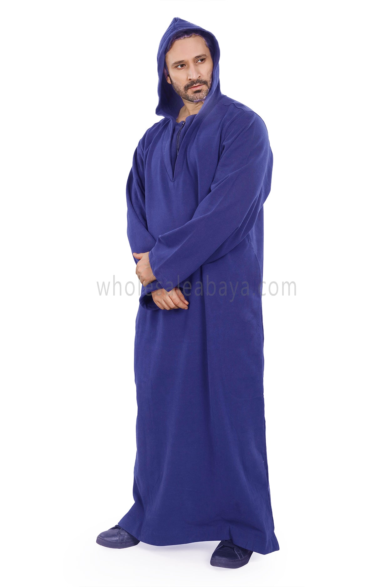 Men's Winter Hoodie Thoube 90016 Royal Blue