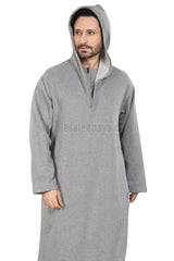 Men's Winter Hoodie Thoube 90016  Grey