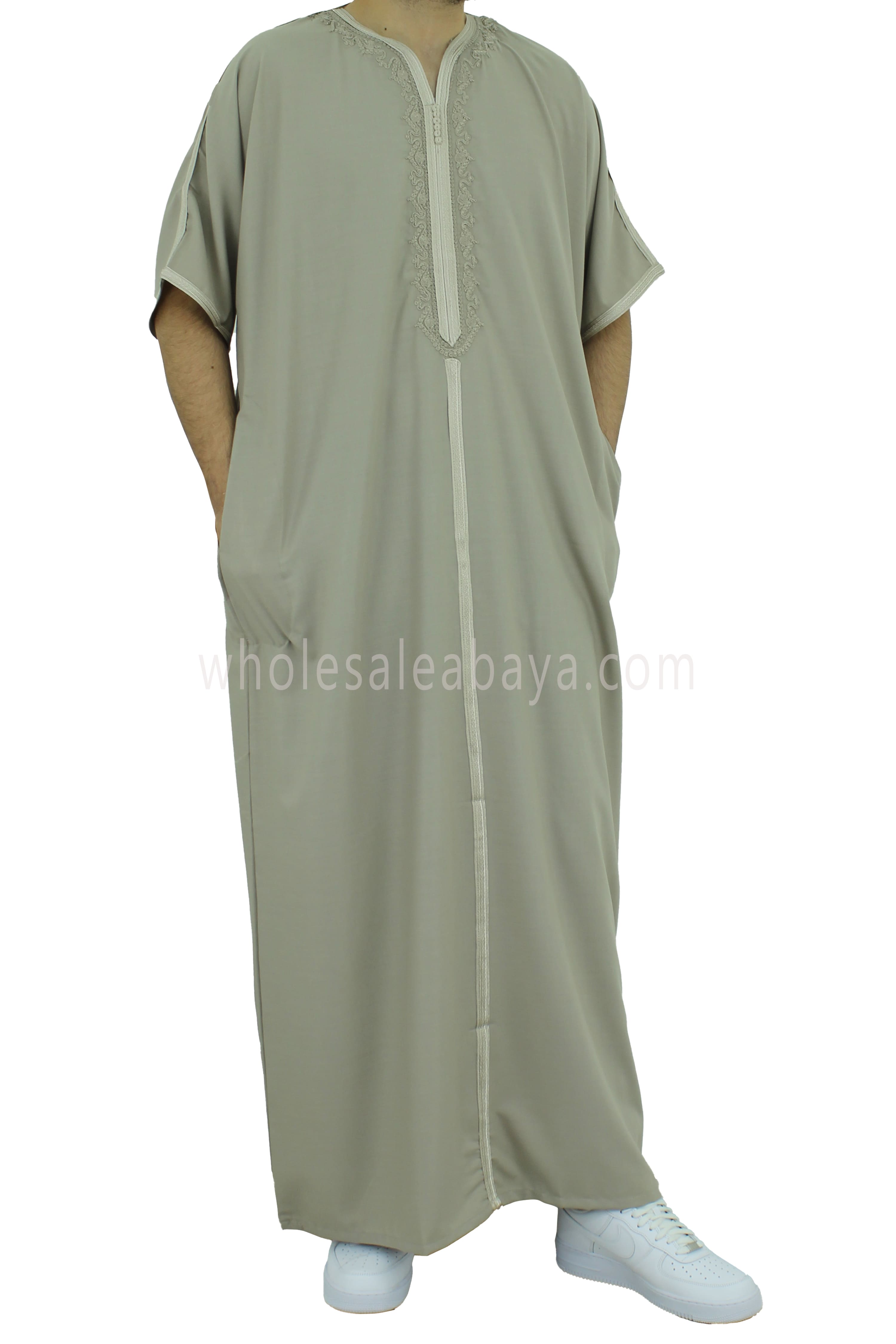 Moroccan Stripped  Thoube Half Sleeve 90040