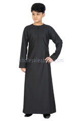 Omani Style Boy's Thoube 10008  RL12  Black