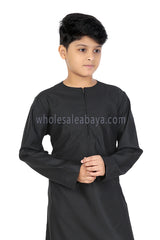 Omani Style Boy's Thoube 10008  RL12  Black