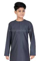 Omani Style Boy's Thoube 10008  RL16  Grey