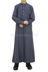 Boys Stylish Collar Jubba 10053 RL16 Blue Grey