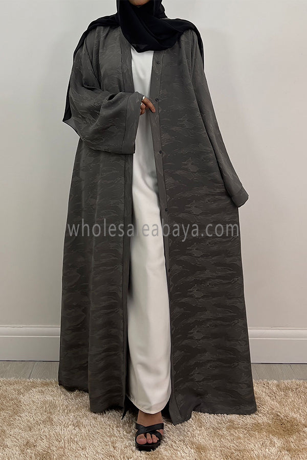 Classic Jacquard Abaya 30051