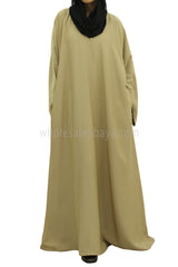 A Premium Nida Fabric Plain Close Abaya With Matching Belt 30418 C2