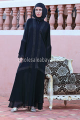 Diamanté Stonework Nida Abaya - 30181